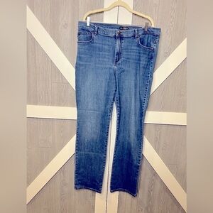 B11.02 Lee relaxed fit straight mid rise jeans 18Tall
